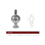 REMATE BOLA HIERRO FUNDIDO 160x75mm.