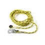 Cuerda de seguridad línea de vida de 14mm con mosquetón. Rollo de 20 mts