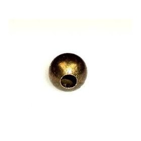 BOLA DE LATÓN Ø25mm. CONTALADRO PASANTE DE Ø6mm.