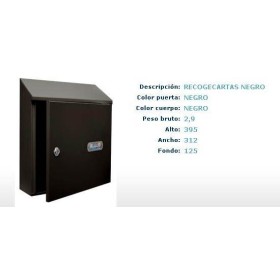 BUZON BTV RECOGECARTAS COLOR NEGRO MOD.11