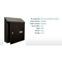 BUZON BTV RECOGECARTAS COLOR NEGRO MOD.11