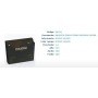 CESTA PUBLICIDAD BTV HORIZONTAL DE 360X255X100 COLOR NEGRO MOD.12 00181