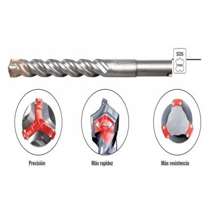 BROCA SDS-MAX DE 16x200x340 SPIT