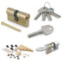 BOMBILLO SEGURIDAD TESA T-60 T6553040 LATON (30X40) LEVA LARGA DESCENTRADO