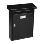 BUZON BTV SERIE CASTILLO DE COLOR NEGRO COD.01811