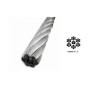 CABLE DE ACERO GALVANIZADO 6X7+1 DE 03mm ROLLO DE 50 Metros