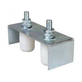 CAJA POLEAS 2 GUIAS ZINCADO