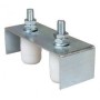 CAJA POLEAS 2 GUIAS ZINCADO