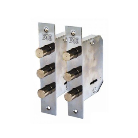 CERRADURAS DE EMBUTIR FAC MODELO 480-B CROMADA REF.01201 (PAREJA)