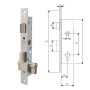 CERRADURA EMBUTIR TESA 2200/15/HZ  CON RESBALON Y PALANCA