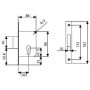CERRADURA EMBUTIR TESA 2031/50/HL ref.7579 SOLO PALETON DESLIZANTE