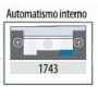 CERRADERO EXTRACORTO AUTOMATICO CON DESBLOQUEO 1743/908X PARA GANCHO