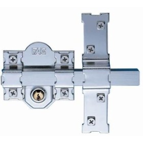 CERROJO FAC NIQUELADO N.301-L/80 LLAVES IGUALES