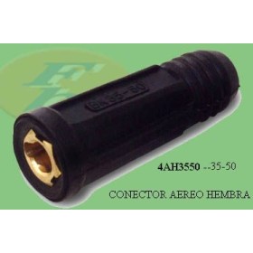 CONECTOR MASA-PINZA AEREO HEMBRA 35/50A