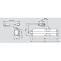 CIERRAPUERTAS DORMA TS-68- CON BRAZO RETENEDOR COLOR PLATA 66400201