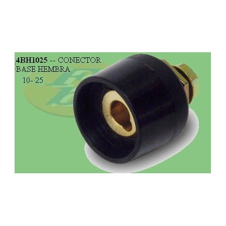 CONECTOR MASA-PINZA BASE HEMBRA 10/25A