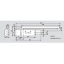 CIERRAPUERTAS DORMA TS 92 XEA B CON GUIA G-N COLOR PLATA