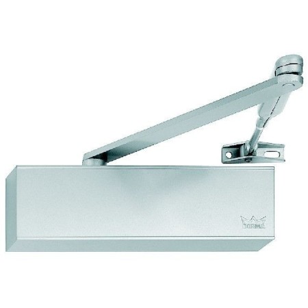 CIERRAPUERTAS DORMA TS-71 CON BRAZO RETENEDOR COLOR  PLATA 212501