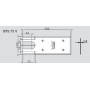 CIERRAPUERTAS DORMA BTS-75V SIN FIJACION (CONJUNTO COMPLETO)