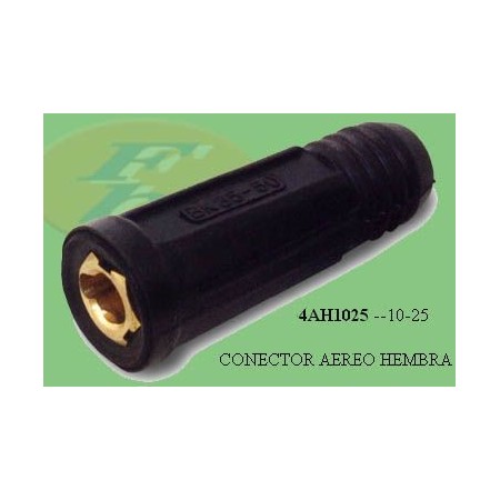 CONECTOR MASA-PINZA AEREO HEMBRA 10/25
