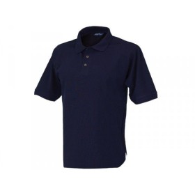 Polo de algodón de manga corta sin bolsillo.Color: Azul marino.Talla - M