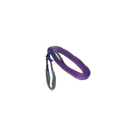 ESLINGA POLIESTER 2 GAZAS 2 METROS 1000 KG VIOLETA MOD.CYE1000