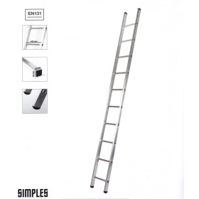 ESCALERA ALUMINIO DE 1 TRAMO 8p,2,59 LARGO