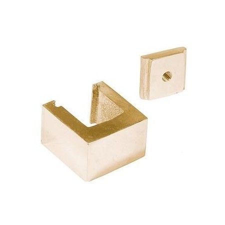 MACOLLA DE LATON PACO OJEDA CENTRAL PARA 20x20 CON CUÑA ref. 2045