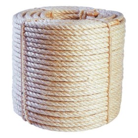 CUERDA SISAL/MAROMA 4 CORDONES Ø14mm (ROLLO 100 METROS)
