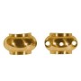 MACOLLA DE LATON PACO OJEDA CENTRAL PARA VARILLA DE Ø16mm DESMONTABLE ref. 2113