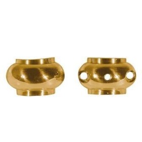 MACOLLA DE LATON PACO OJEDA CENTRAL PARA VARILLA DE Ø16mm DESMONTABLE ref. 2113