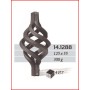 PIÑA HIERRO PARA CUADRADILLO DE 14x14mm ref. 14.1288