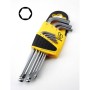 LLAVE ALLEN BIANDITZ ACODADA BOLA JUEGO 9 PIEZAS