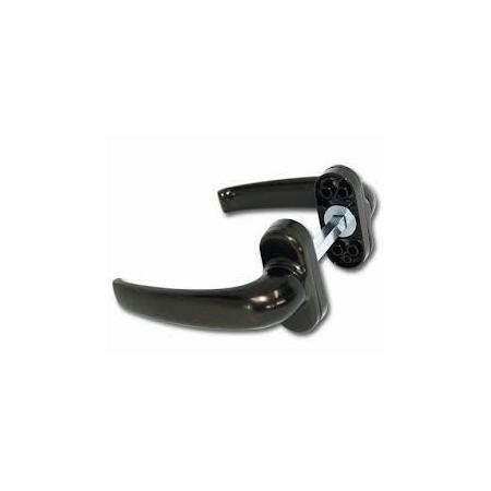 MANIVELA TOVIC LACADO NEGRO REVERSIBLE (JUEGO) MOD.4457