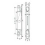 PASADOR EMBUTIR DOBLE ACCION ZINCADO REF.422/24