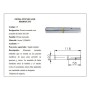 PERNIO DE NUDO ESTEBRO TORNEADO DE 20x120mm ref.15