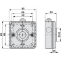 ELECTROIMAN DORMA EM 500-A CON INTERRUPTOR 24v