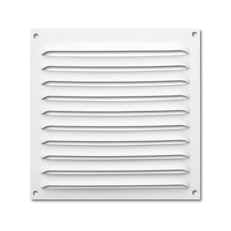 REJILLA DE VENTILACION AMIG PLANA BLANCA DE 170x170mm.
