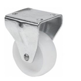 RUEDA ALEX Ø60mm 60Kg FIJA POLIPROPILENO BLANCO ref. 2-0046
