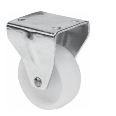 RUEDA ALEX Ø60mm 60Kg FIJA POLIPROPILENO BLANCO ref. 2-0046