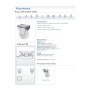 RUEDA ALEX Ø60mm 60Kg FIJA POLIPROPILENO BLANCO ref. 2-0046