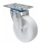 RUEDA ALEX Ø125mm 250Kg GIRATORIA POLIAMIX BLANCO ref. 2-0239