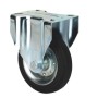 RUEDA ALEX Ø80mm 80Kg FIJA GOMA NEGRA ref. 2-0224