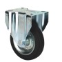 RUEDA ALEX Ø160mm 180Kg FIJA GOMA NEGRA ref. 2-0232