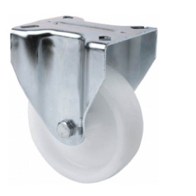 RUEDA ALEX Ø80mm 130Kg FIJA POLIAMIX BLANCO ref. 2-0236