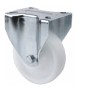 RUEDA ALEX Ø80mm 130Kg FIJA POLIAMIX BLANCO ref. 2-0236