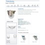 RUEDA ALEX Ø150mm 600Kg FIJA NYLON BLANCO ref. 2-0027
