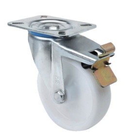 RUEDA ALEX Ø100mm 200Kg GIRATORIA+FRENO POLIAMIX ref. 2-1194