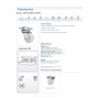 RUEDA ALEX Ø60mm 60Kg GIRATORIA POLIPROPILENO BLANCO ref. 2-0042