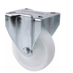 RUEDA ALEX Ø100mm 200Kg FIJA POLIAMIX BLANCO ref. 2-0238